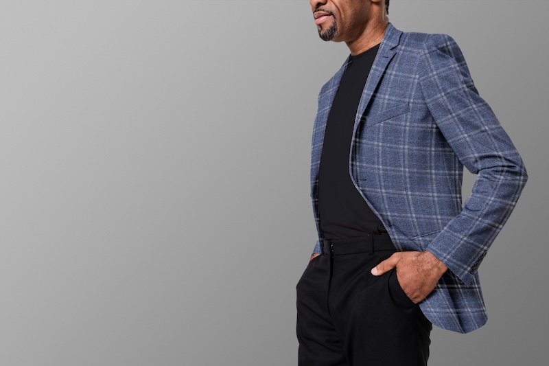 A man in a stylish sportcoat - learn about choosing the ideal bespoke sportcoat