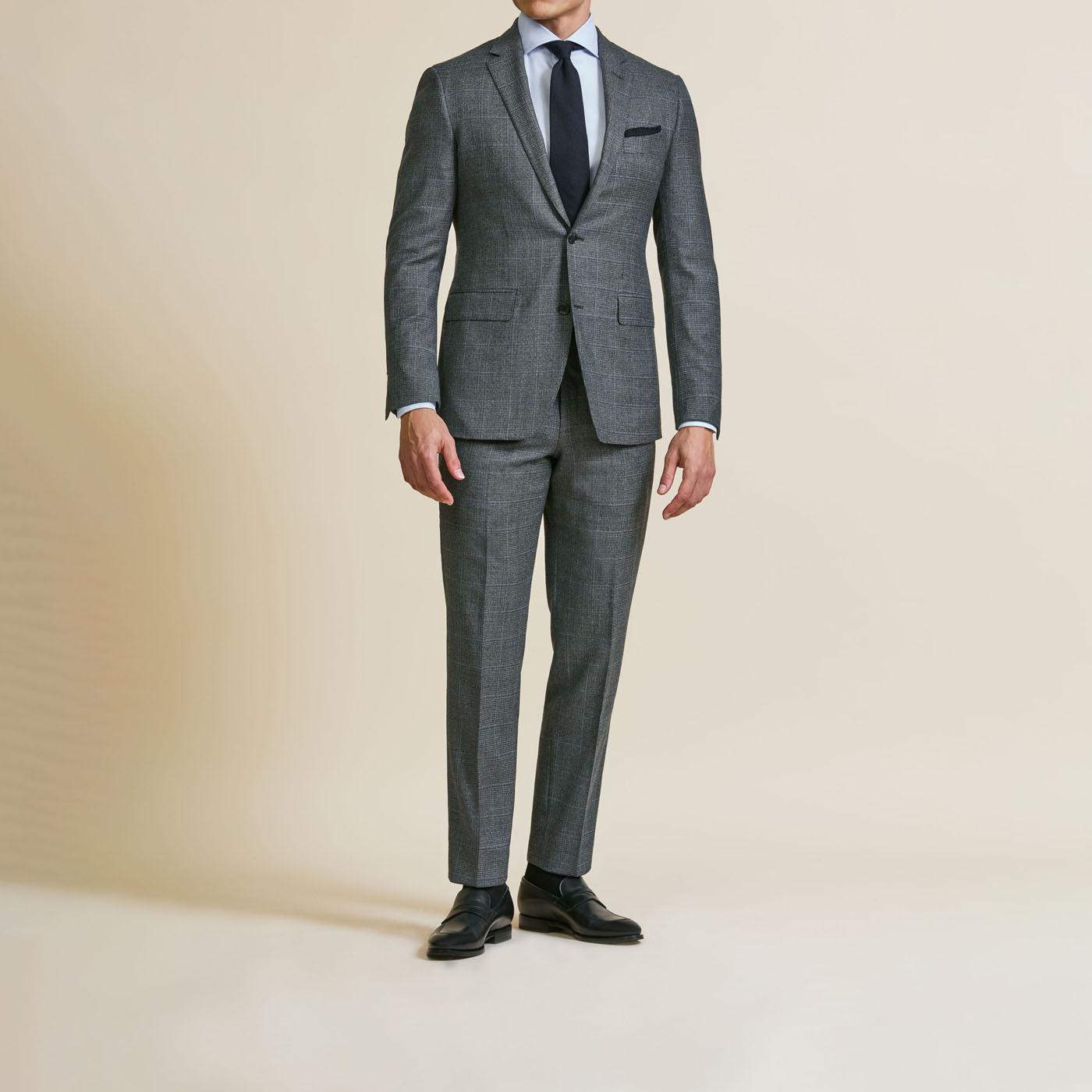 A professionally styled Pearce Bespoke Greater Syracuse custom suit.